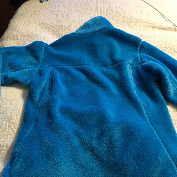 Patagonia snap fleece pullover xs aqua blue euc - Picture 4 of 4